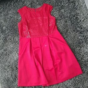Red Sparkly Cocktail Dress